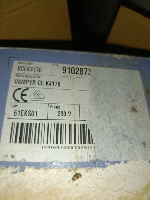 Aspirador AEG Electrolux, novo