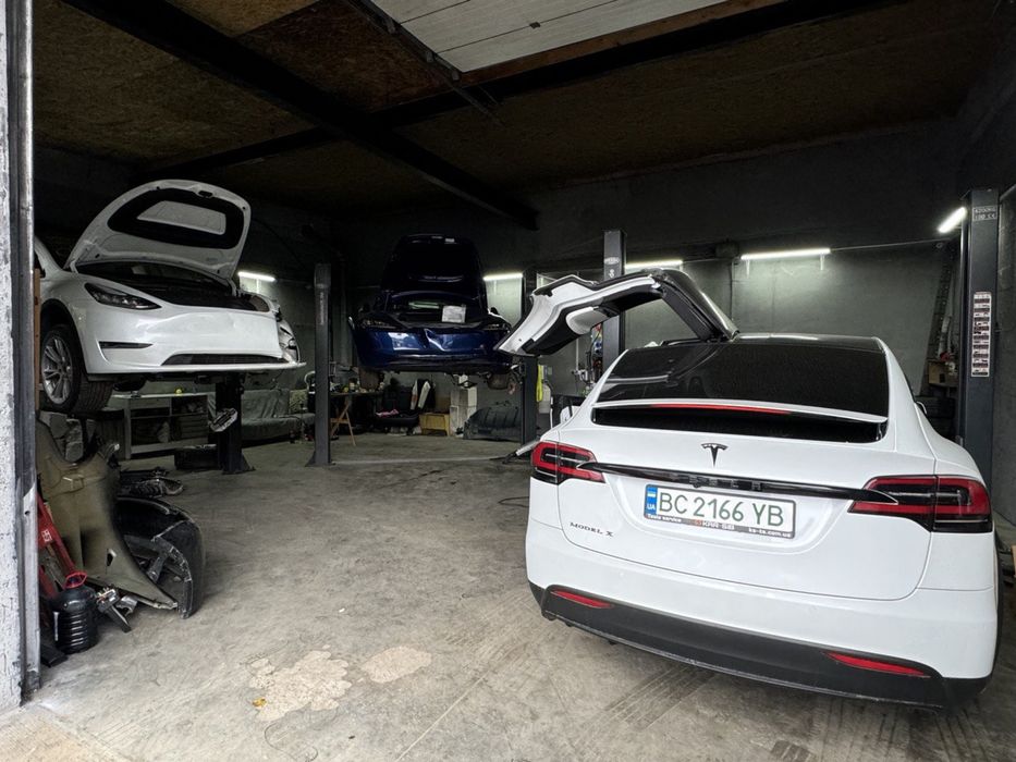 Ремонт Tesla. Ремонт будь якої складності Model S,X,3, Y, Plaid