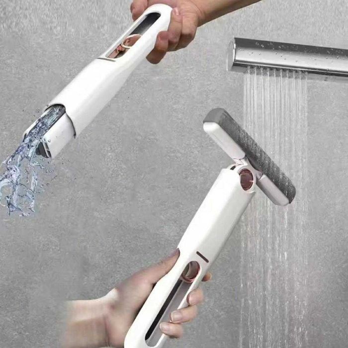 NOWE! Mini mop płaski z wyciskaczem gąbką do mycia okien szyb półek