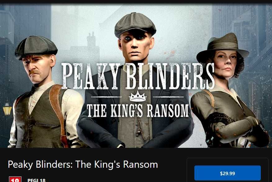 Gry Oculus Meta Quest 2 / 3 / 3s - Peaky Blinders: The King's Ransom