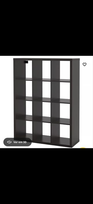 Estante Preta “KALLAX” IKEA
