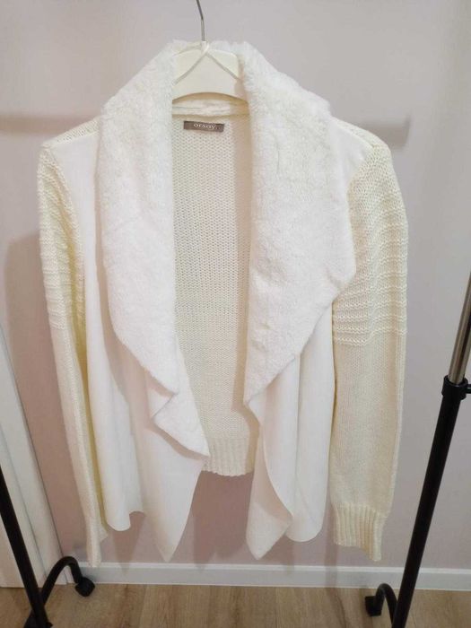 Elegancki sweter kardigan narzutka Orsay