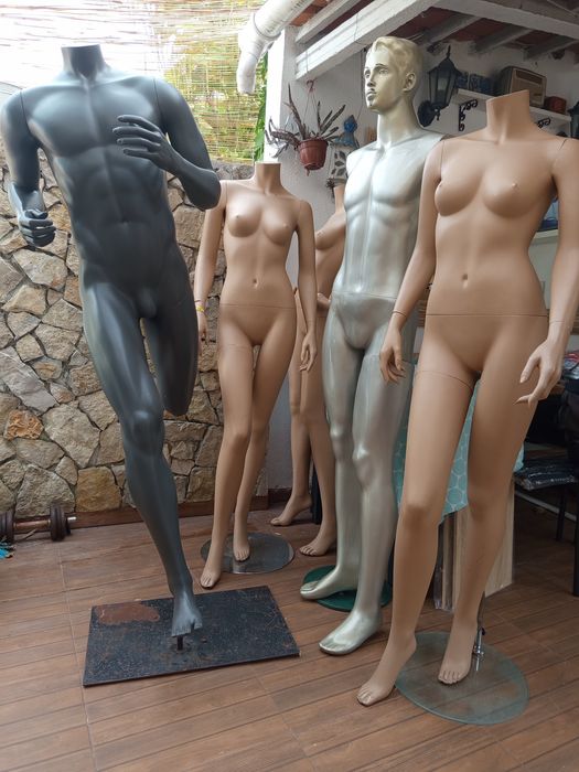 Manequins masculino e feminino