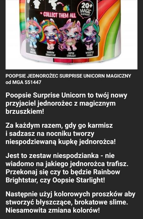Okazja... magiczny jednorożec