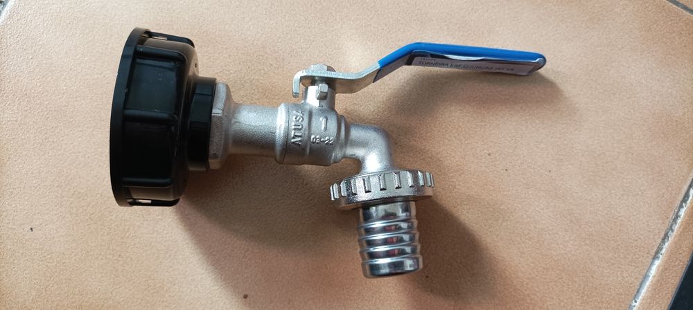 Torneira adaptador depósito 1000litros