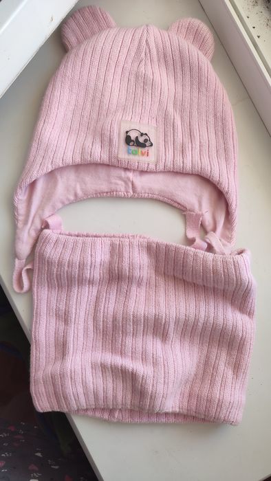 Продам комплект шапка і хомут дівчинка хлопчик Talvi