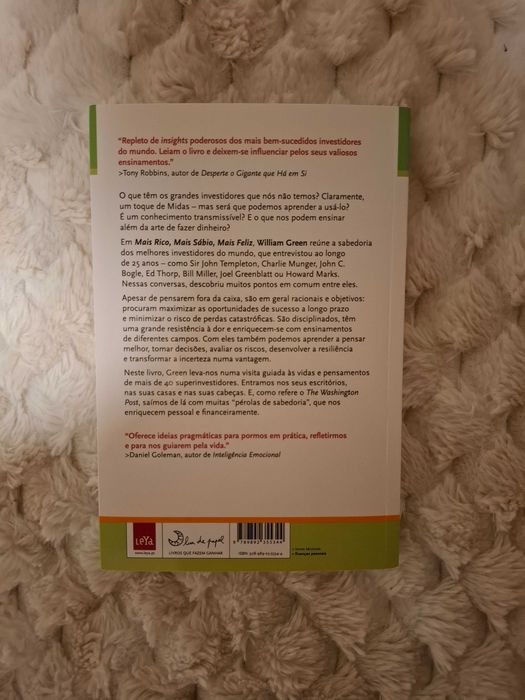 Livro "Mais Rico Mais Sábio Mais Feliz"