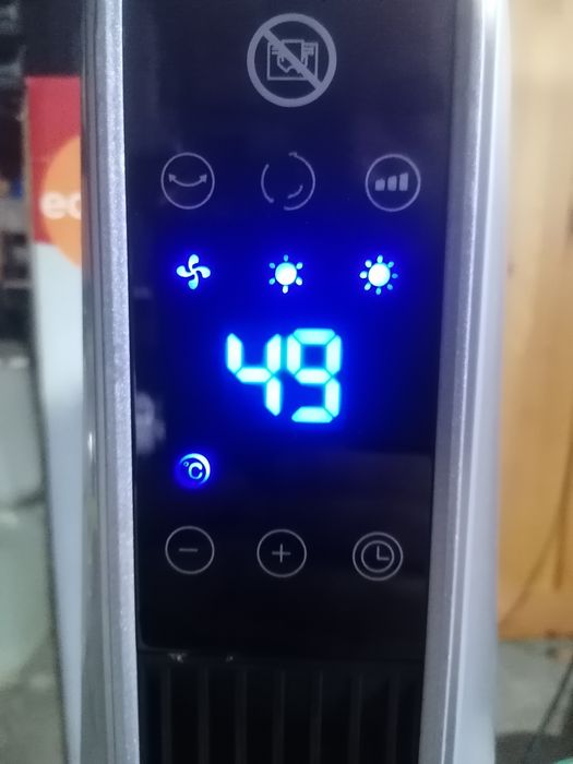 Aquecedor em coluna com comanfo