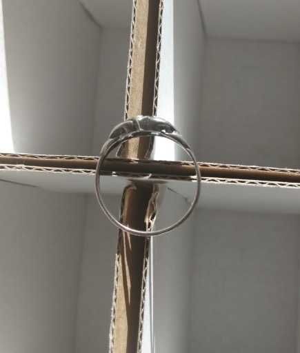 Pierścionek srebro TS 17,1mm