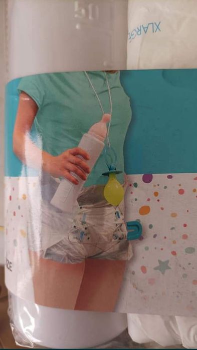 dwa przebrania na baby shower