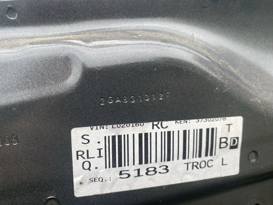 VW T-roc drzwi prawe prawy przod