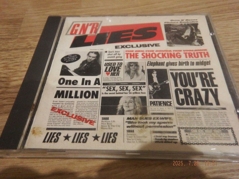 Dla Ciebie wszystko - guns n roses lies - w kategorii Płyty CD