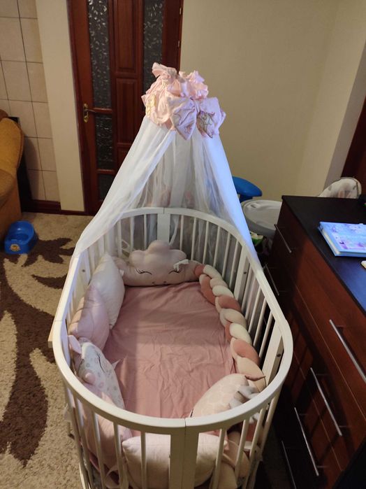 Продам бортики до ліжечка для дівчинки