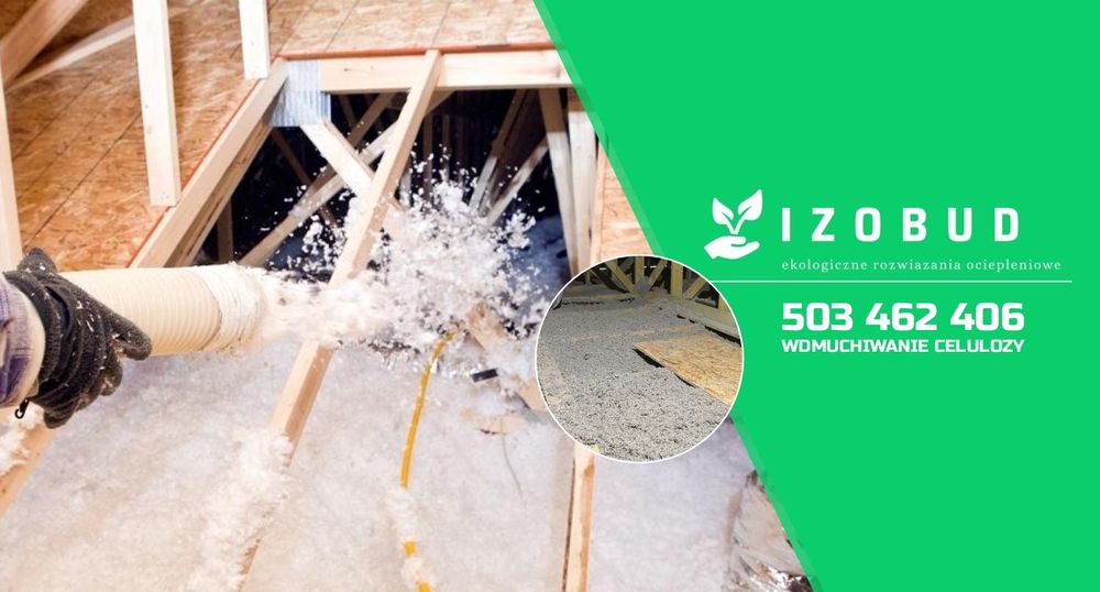 Wdmuchiwanie celulozy, adaptacje poddaszy, badanie kamerą termowizyjną