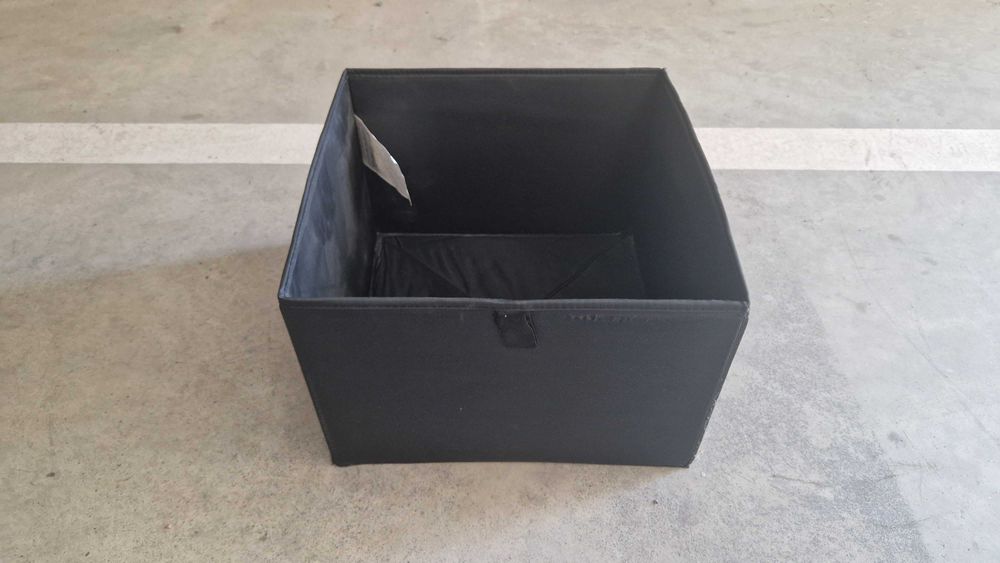 Caixa de arrumação Ikea Skubb 16635 preta