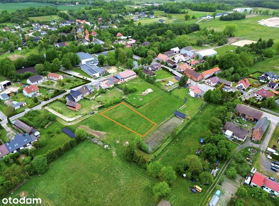 Działka 1193 m² z MPZP Bierkowo, 5 km od Słupska