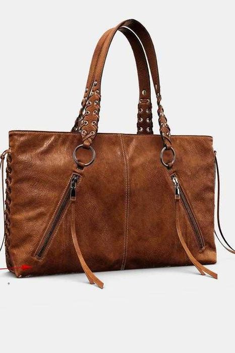 Сумка zara эко кожа вместительная