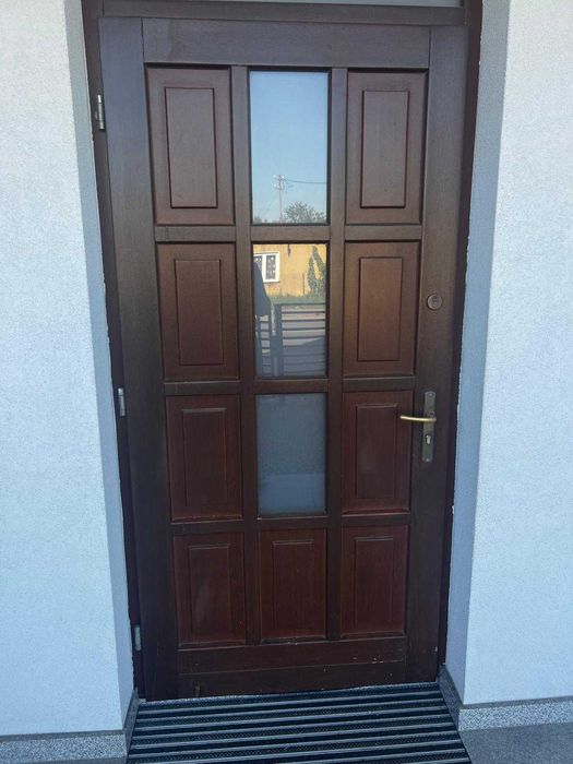 Drzwi wejściowe drewniane
