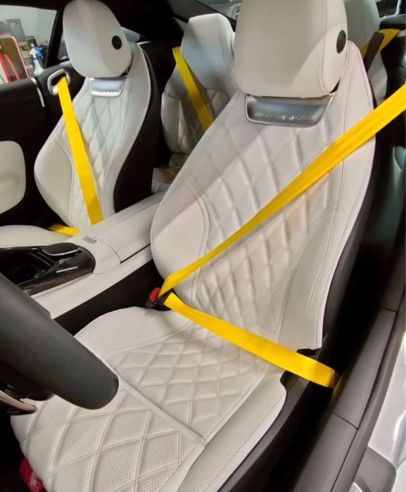 Замена цвета ремней безопасности авто