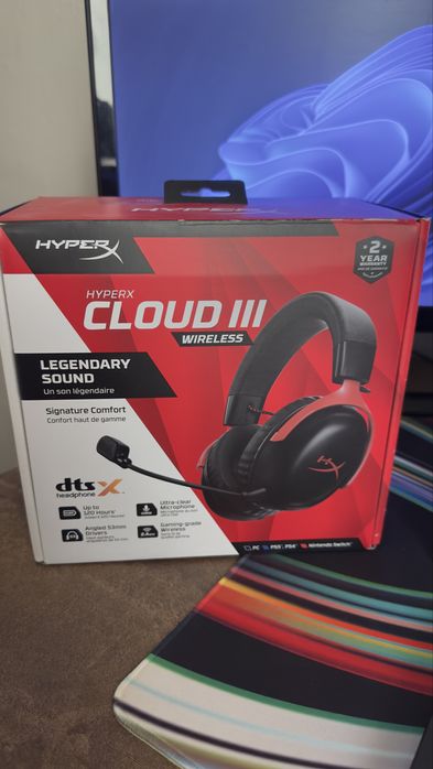 Навушники Hyper X Cloud III Wireless Red/Black