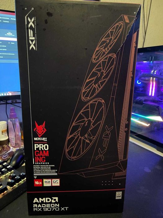 Processador Ryzen 9800x3d e  placa grafica Rx 9070 XT