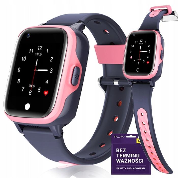 Smartwatch Zegarek Telefon Dla Dzieci Rozmowy Sms Polskie Menu Gps 4g