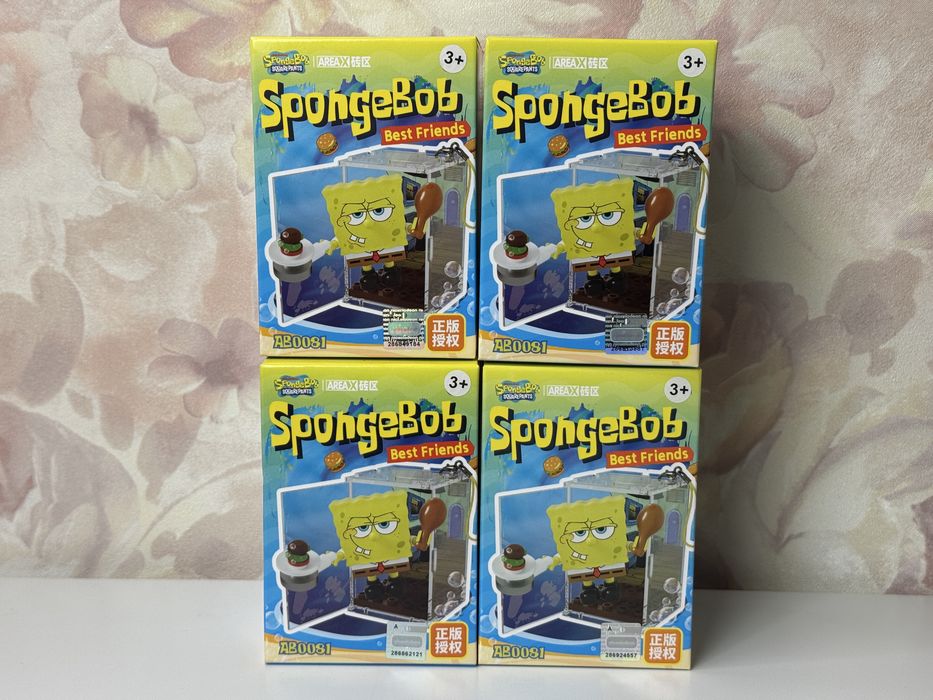 Конструктор AreaX Sponge Bob брелочки