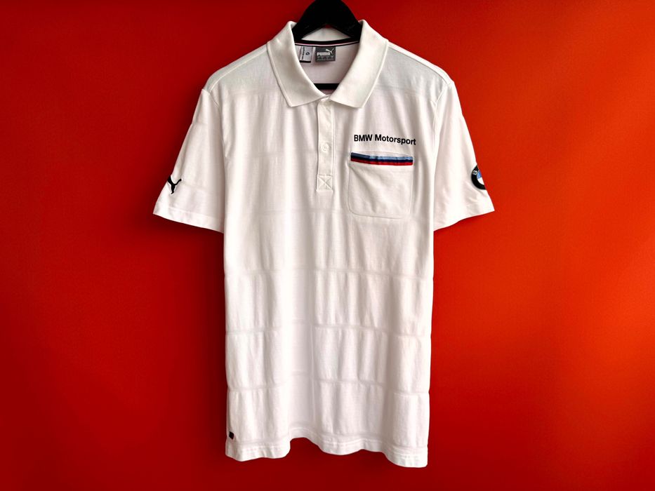 PUMA BMW MOTORSPORT M MERCH оригінал чоловіча футболка з комірцем поло мерч розмір XL