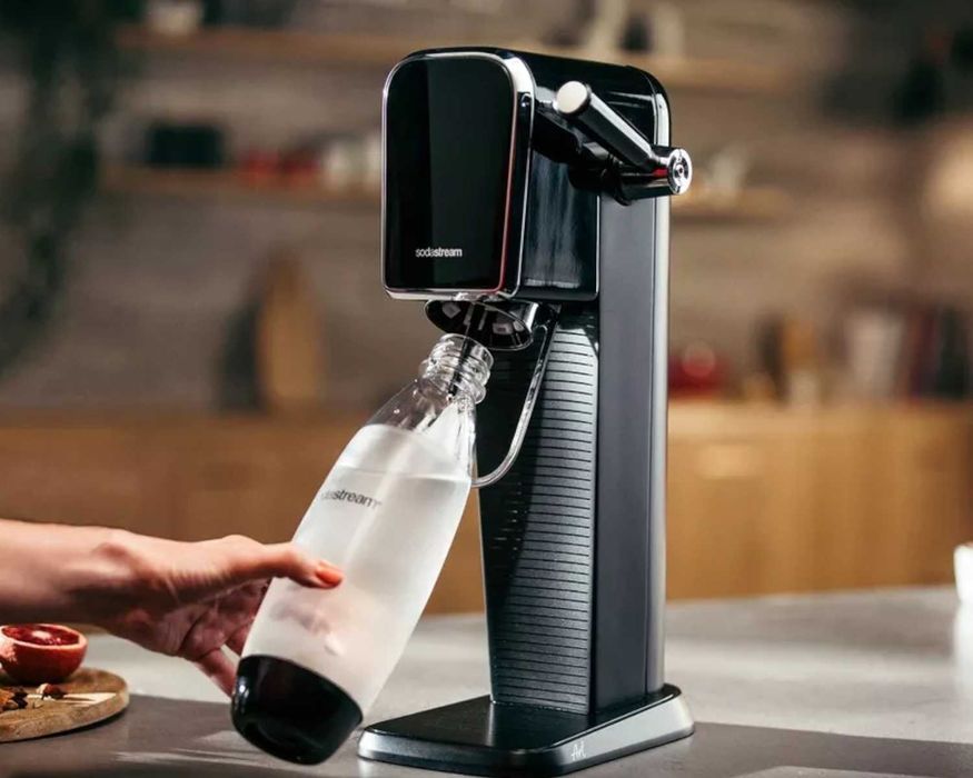 Stylowy Saturator SodaStream ART Retro + Butelka 1L + Nabój CO2 ZESTAW