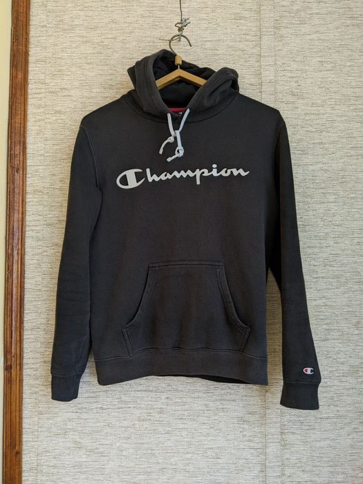 Champion x Ellesse худі чорне [S]