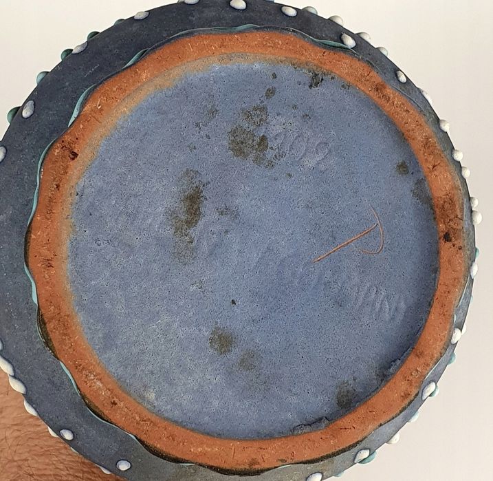 Wazon ceramiczny Marei Keramik ceramika Niemiecka Ręcznie malowany