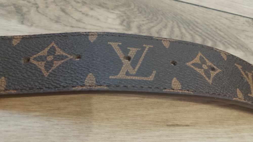 Pasek Louis Vuitton brązowy