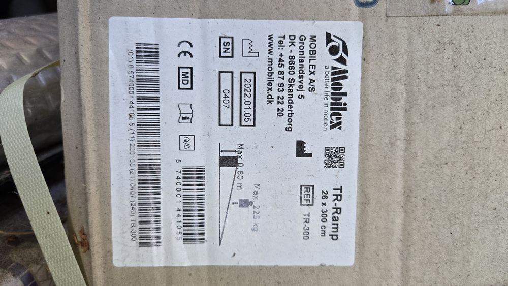 NOWE Najazdy 3m Mobilex TR-300 komplet – TANIEJ niż sklep