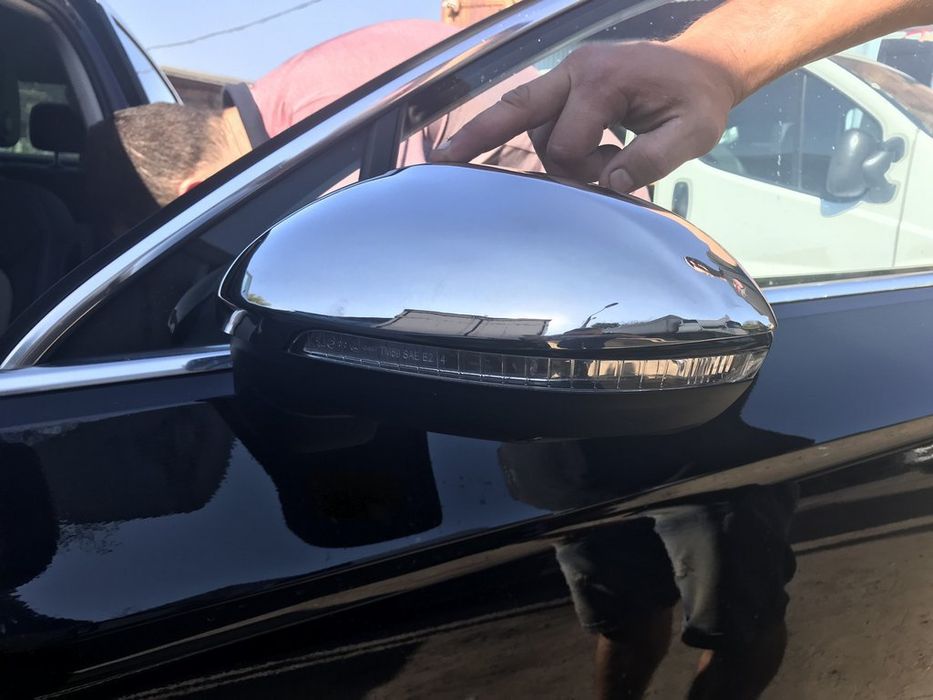 Накладки на дзеркала Carmos для Volkswagen Passat B8 (2015-2023) Нержавіюча сталь (2 шт.)