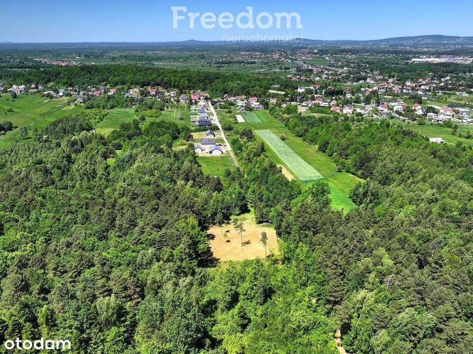 Atrakcyjna, kamerlana działka budowlana w Jaworzni