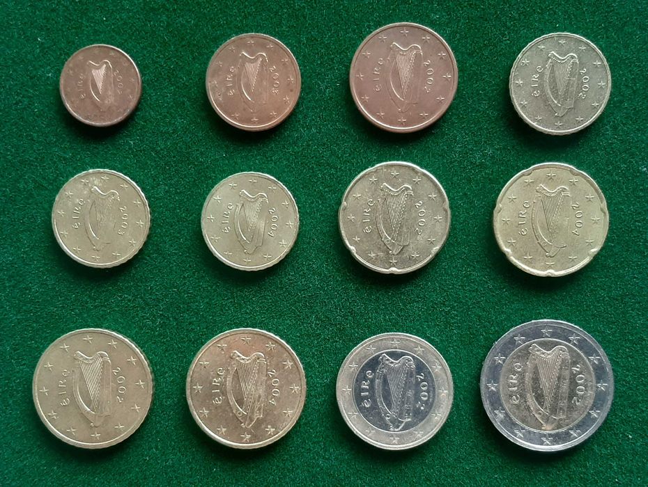 1.ªs moedas Euro - Irlanda