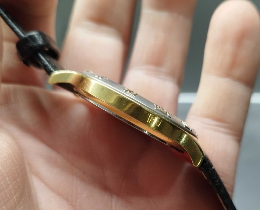 Zegarek męski Walking Liberty Half  Dolar limitowana edycja złocony