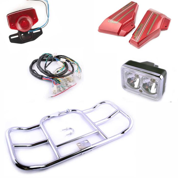 Запчастини до мопедів JH 70cc-125cc Alpha Delta Active