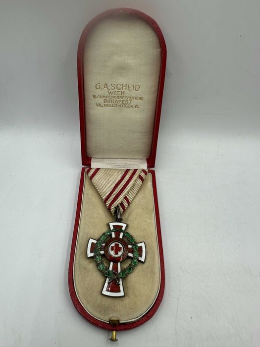 Austro-Węgry Odznaczenie Honorowe Czerwony Krzyż II klasy 1914