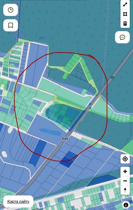 2 Га біля лісу між с. Хотянівка та Новосілки, в 10 км від Києва - View 2