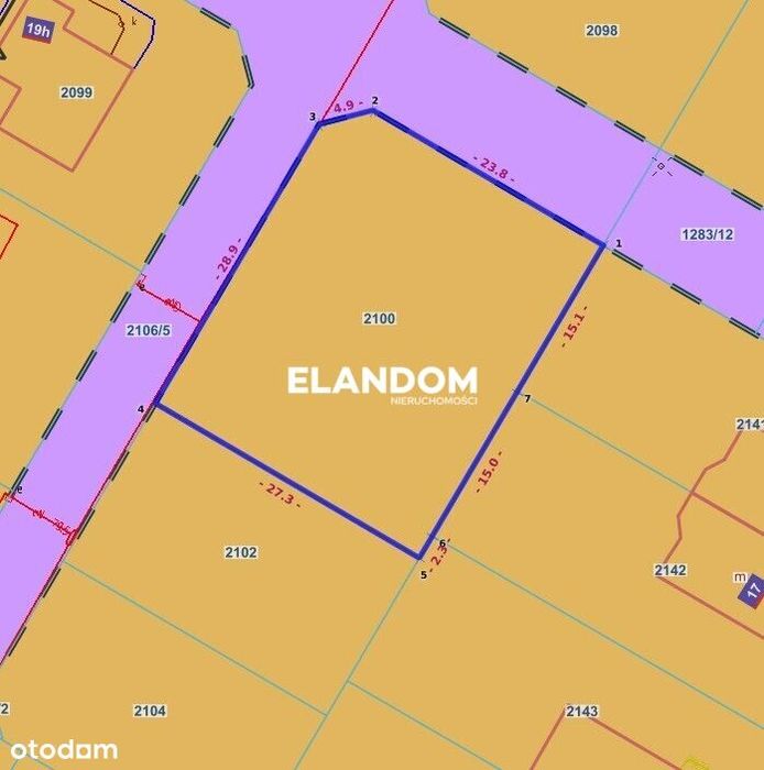 Jabłonna - działka budowlana przy lesie - Widok 2