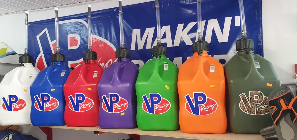 Kanister 20L VP RACING pomarańczowy kwadratowy + wąż