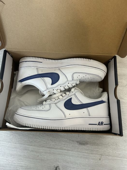 Air force 1 ’07 lv8 white royal blue męskie 42.5 biały niebieski
