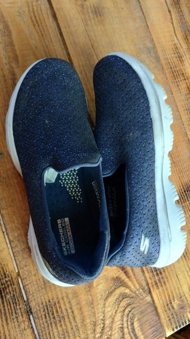 Мокасины Skechers блискучі 38