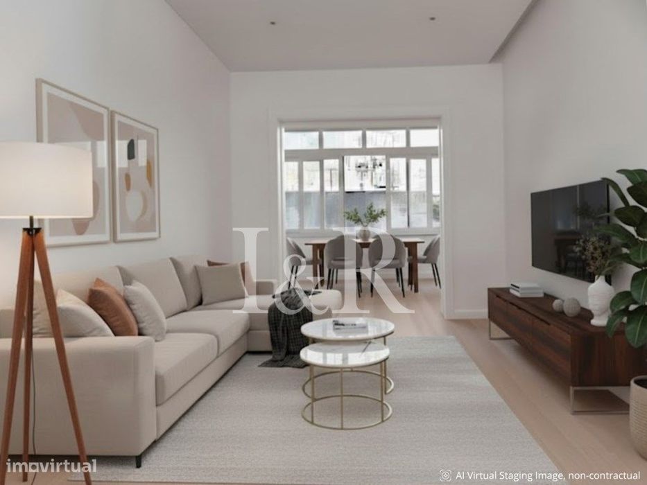 Apartamento T0 com terraço, em Arroios, Lisboa