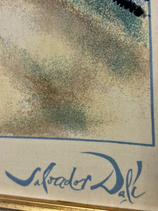 Salvador Dali Plac Św. Marka Ogromna Litografia na jedwabiu  Oryginał