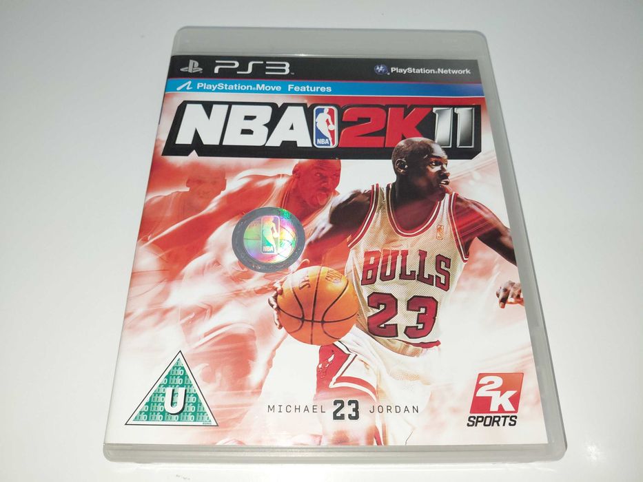 ps3 NBA 2K11 koszykówka MICHAEL JORDAN 23 BULLS dla 1-7 graczy, komplet