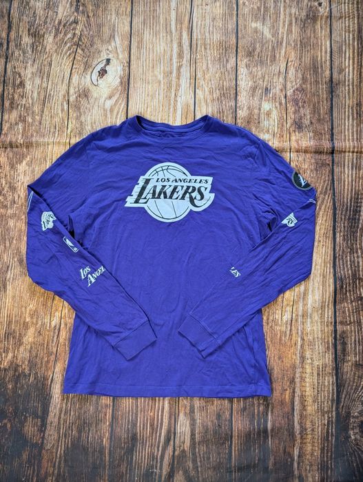 Fioletowa bluza longsleeve nike los Angeles Lakers LA Lakers nba