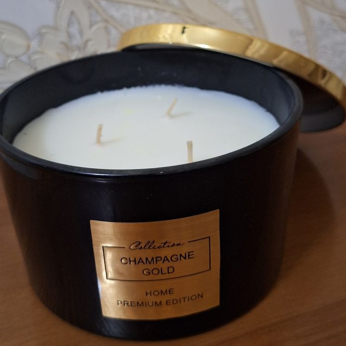 Свічка ароматична Pepco, Champagne Gold