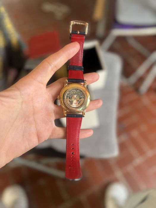 Relógio Emporio Armani Automático - Skeleton Rose Gold - Full Set